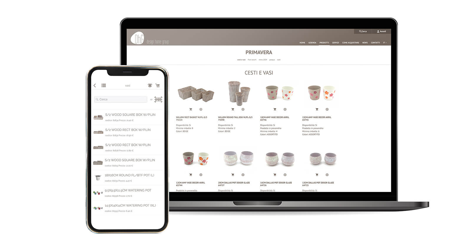 Sito web & App mobile - DHG