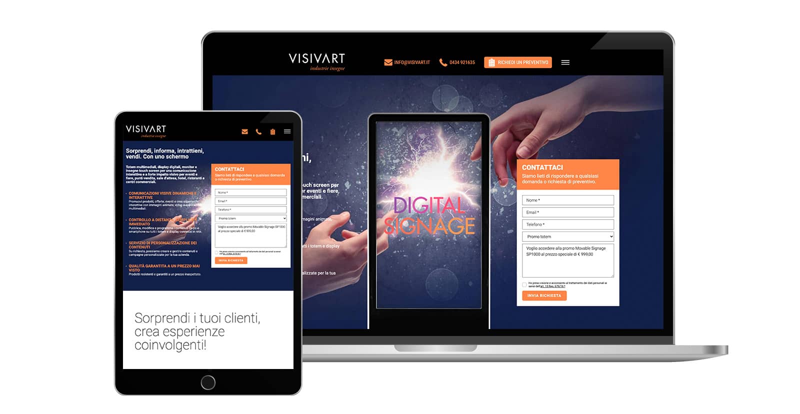 Strategia di Lead Generation multicanale - Visivart